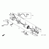 Схема узла: Стартер электрический для Honda FMX650