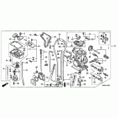 Схема вузла: Карбюратор для Honda CRF250 CRF250R