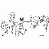 Схема вузла: Електрообладнання для Honda VT1100 Shadow Sabre