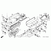 Схема узла: Клапанная крышка для Honda GL1800 Gold Wing