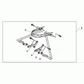 Схема узла: Fr.крыло guard p для Honda GL1800 Gold Wing