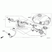 Схема вузла: Паливний насос для Honda VFR1200 Crosstourer