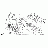 Схема узла: Водяной насос для Honda CBR1000 CBR1000RR Fireblade