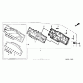 Схема вузла: Спідометр (04- 05) для Honda RVT1000R RVT RC51