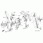 Схема узла: Second master cylinder для Honda CBR1100XX Blackbird