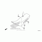 Схема узла: Сиденье для Honda CRF150 CRF150F
