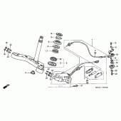 Схема узла: Рулевая траверса для Honda NRX1800 Valkyrie Rune