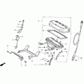 Схема вузла: Панель приладів для Honda XR600