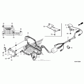 Схема узла: Navigation unit для Honda GL1800 Gold Wing
