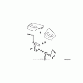 Схема узла: Armrest (passenger) для Honda GL1800 Gold Wing