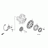 Схема вузла: Pulse generator / starting clutch для Honda XL1000V Varadero