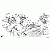 Схема вузла: Cowl для Honda GL1800 Gold Wing