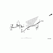 Схема узла: Brake line для Honda VT1300 Sabre