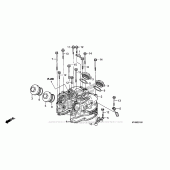 Схема вузла: Клапанна кришка для Honda XR650