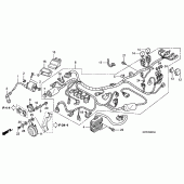 Схема вузла: Електрообладнання (CBR125RW7 / RW9 / RWA) для Honda CBR125