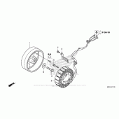 Схема узла: Генератор для Honda VFR1200 VFR