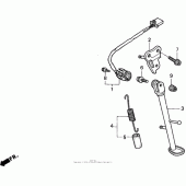 Схема вузла: Підставка для Honda CBR900RR CBR919RR Fireblade