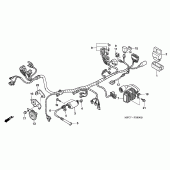 Схема узла: Электрооборудование для Honda FMX650