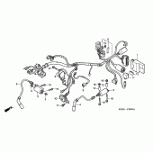 Схема узла: Жгут проводки/ катушка зажигания для Honda VT125 Shadow