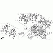 Схема вузла: Головка циліндра для Honda CBR1000 CBR1000F