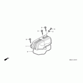 Схема вузла: Клапанна кришка (XR125L3) для Honda XR125