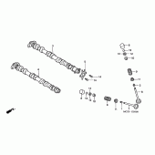 Схема вузла: Шток & Клапан для Honda CB900 Hornet