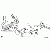 Схема вузла: Switch + cable для Honda NSA700 DN-01