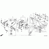 Схема вузла: Side Cover + Tools + Combination Switch для Honda VT1300 Stateline