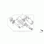 Схема вузла: Вихлопна система для Honda CRF150 CRF150R