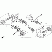 Схема вузла: Turn signal 93-95 для Honda CBR900RR CBR900RR Fireblade