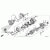 Схема узла: Генератор для Honda ST1300 Pan-European