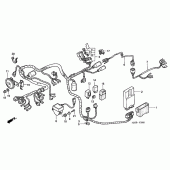 Схема вузла: Електрообладнання для Honda GL1500 F6C