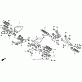 Схема вузла: Step 93-94 для Honda CBR900RR CBR900RR Fireblade