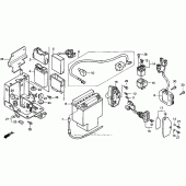 Схема вузла: 1100c / c2battery 95-97 для Honda VT1100 Shadow ACE