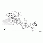 Схема вузла: Side Cowl для Honda NC700