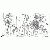 Схема вузла: Карбюратор для Honda CRF450 CRF450X