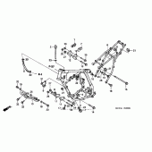 Схема вузла: Рама для Honda XR400