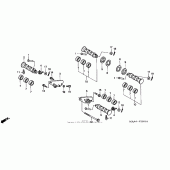 Схема вузла: Step (2) для Honda VT1100 Shadow Spirit