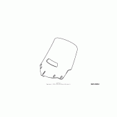 Схема вузла: Vented windshield (tall) для Honda GL1800 Gold Wing