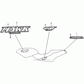 Схема вузла: Mark для Honda NT650 Hawk GT