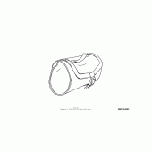 Схема вузла: Leather touring bag (plain) для Honda VTX1300