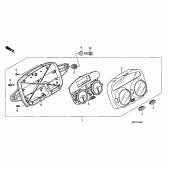 Схема вузла: Панель приладів для Honda XL1000V Varadero