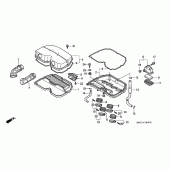 Схема узла: Воздушный фильтр для Honda CBR900RR CBR900RR Fireblade