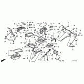 Схема вузла: Inner box (FJS400D8) для Honda FJS400 Silver Wing