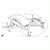 Схема вузла: Airbag Module для Honda GL1800 Gold Wing