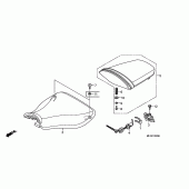 Схема узла: Сиденье для Honda CBR600