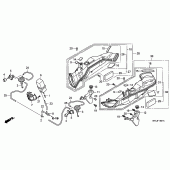 Схема вузла: Air intake duct / solenoid valve для Honda CBR1000 CBR1000RR Fireblade