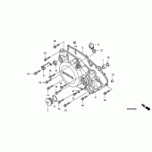 Схема вузла: R. crankcase cover для Honda CRF150 CRF150RB