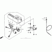 Схема вузла: Спідометр для Honda XR250