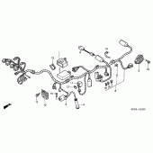 Схема вузла: Електрообладнання для Honda CBF250